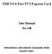 USB 3.0 4-Port PCI Express Card
