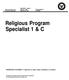 Religious Program Specialist 1 & C