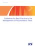 Best Practice Series. Guidelines for Best Practice in the Management of Psychometric Tests