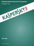 Kaspersky Endpoint Security 8 for Smartphone for Android OS