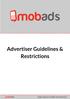 Advertiser Guidelines & Restrictions