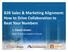 B2B Sales & Marketing Alignment: How to Drive Collaboration to Beat Your Numbers J. David Green