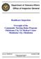 Healthcare Inspection. Oversight of the Community Nursing Home Program Oklahoma City VA Medical Center Oklahoma City, Oklahoma