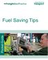 Pocket Guide. Fuel Saving Tips