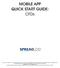 MOBILE APP QUICK START GUIDE: CFDs
