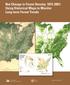 Net Change in Forest Density, 1873-2001: Using Historical Maps to Monitor Long-term Forest Trends