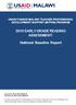 2010 EARLY GRADE READING ASSESSMENT: National Baseline Report