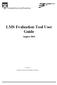 LMS Evaluation Tool User Guide