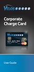Corporate Charge Card