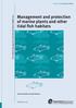 Management and protection of marine plants and other tidal fish habitats