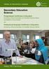 Secondary Education Science