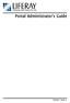 Portal Administrator's Guide