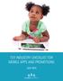 TOY INDUSTRY CHECKLIST FOR MOBILE APPS AND PROMOTIONS