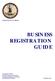 COMMONWEALTH OF VIRGINIA BUSINESS REGISTRATION GUIDE