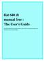 fiat 640 dt manual free : The User's Guide