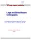 Legal and Ethical Issues for Chaplains