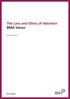 The Law and Ethics of Abortion BMA Views