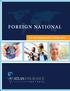 FOREIGN NATIONAL U.S LIFE INSURANCE GUIDELINES