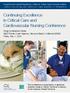 Continuing Excellence in Critical Care and Cardiovascular Nursing Conference