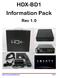 HDX-BD1 Information Pack Rev 1.0