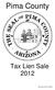 Pima County. Tax Lien Sale 2012