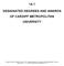 14.1 DESIGNATED DEGREES AND AWARDS OF CARDIFF METROPOLITAN UNIVERSITY