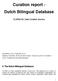 Curation report - Dutch Bilingual Database