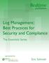 Log Management: Best Practices for Security and Compliance