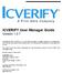 ICVERIFY User Manager Guide Version 1.0.7