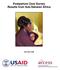 Postpartum Care Survey Results from Sub-Saharan Africa
