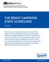 THE BRADY CAMPAIGN STATE SCORECARD