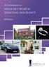 HIGH NET WORTH PERSONAL INSURANCE