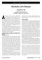 Alcoholic Liver Disease