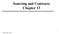 Sourcing and Contracts Chapter 13