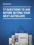 17 QUESTIONS TO ASK BEFORE BUYING YOUR NEXT AUTOCLAVE