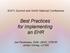 Best Practices for Implementing an EHR