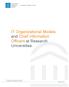 IT Organizational Models and Chief Information Officers at Research Universities