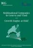 Multinational Companies in Geneva and Vaud. Growth Engine at Risk!