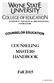 COUNSELING MASTERS HANDBOOK