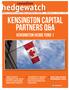 KENSINGTON CAPITAL PARTNERS Q&A KENSINGTON HEDGE FUND 1