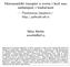 Matematički časopisi u svetu i kod nas: sadašnjost i budućnost Prezentacija (slajdovi) http://pefmath.etf.rs. Milan Merkle emerkle@etf.