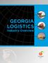 GEORGIA LOGISTICS. Industry Overview