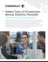Hidden Costs of Virtualization Backup Solutions, Revealed