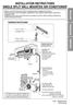 INSTALLATION INSTRUCTIONS SINGLE SPLIT WALL MOUNTED AIR CONDITIONER