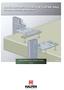 HALFEN CURTAIN WALL SUPPORT SYSTEMS HCW 13-E FAÇADE
