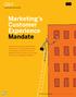 Marketing s Customer Experience Mandate