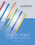 CHECK POINT. Software Blade Architecture. Secure. Flexible. Simple.