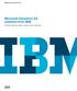 IBM Global Business Services Microsoft Dynamics AX solutions from IBM