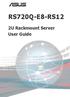 RS720Q-E8-RS12. 2U Rackmount Server User Guide