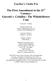 Teacher s Guide For. The First Amendment in the 21 st Century: Garcetti v. Ceballos - The Whistleblower Case
